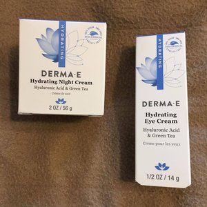 Derma-E Hydrating Night Cream and Eye Cream Set